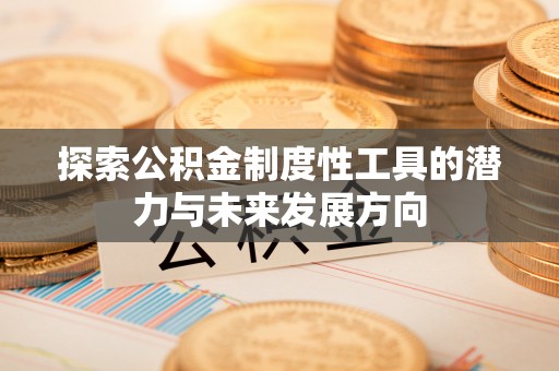滁州探索公积金制度性工具的潜力与未来发展方向