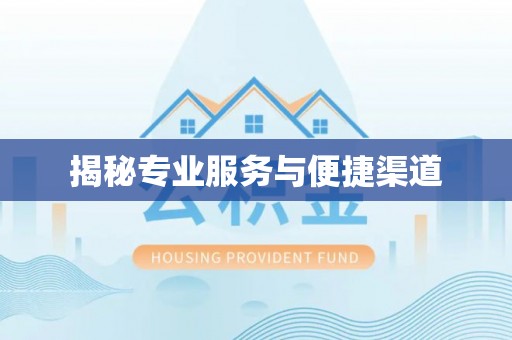 滁州揭秘专业服务与便捷渠道