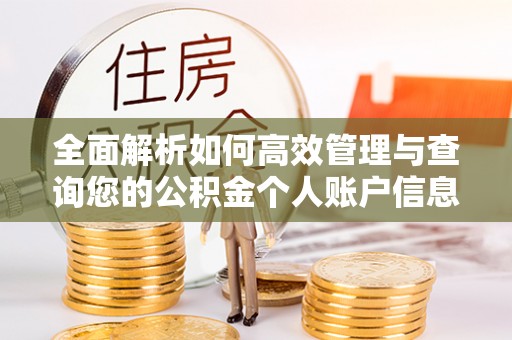 滁州全面解析如何高效管理与查询您的公积金个人账户信息