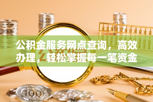 滁州公积金服务网点查询，高效办理，轻松掌握每一笔资金动态