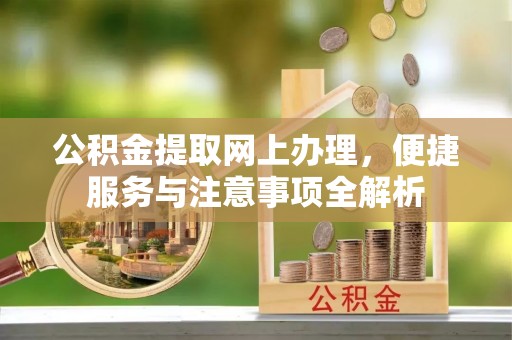 滁州公积金提取网上办理，便捷服务与注意事项全解析