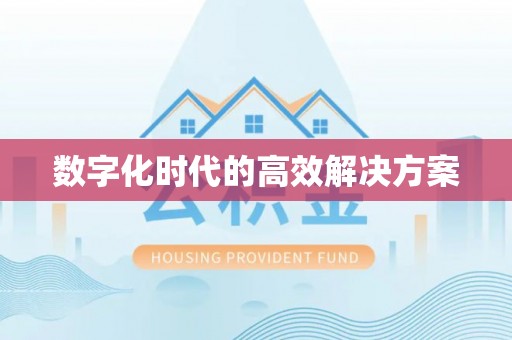 滁州数字化时代的高效解决方案