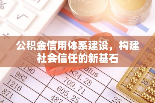 滁州公积金信用体系建设，构建社会信任的新基石